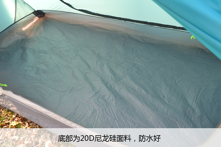 Cheap Goat Tents Ultralight Single Person 2 Door 20D Nylon Silicon Coated Waterproof Windproof Double Layer Two Doors Camping Tent Barraca Tienda   